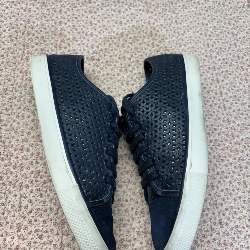 Tory Burch Navy Sneakers